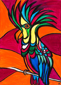 Parrot with personality (50x70)