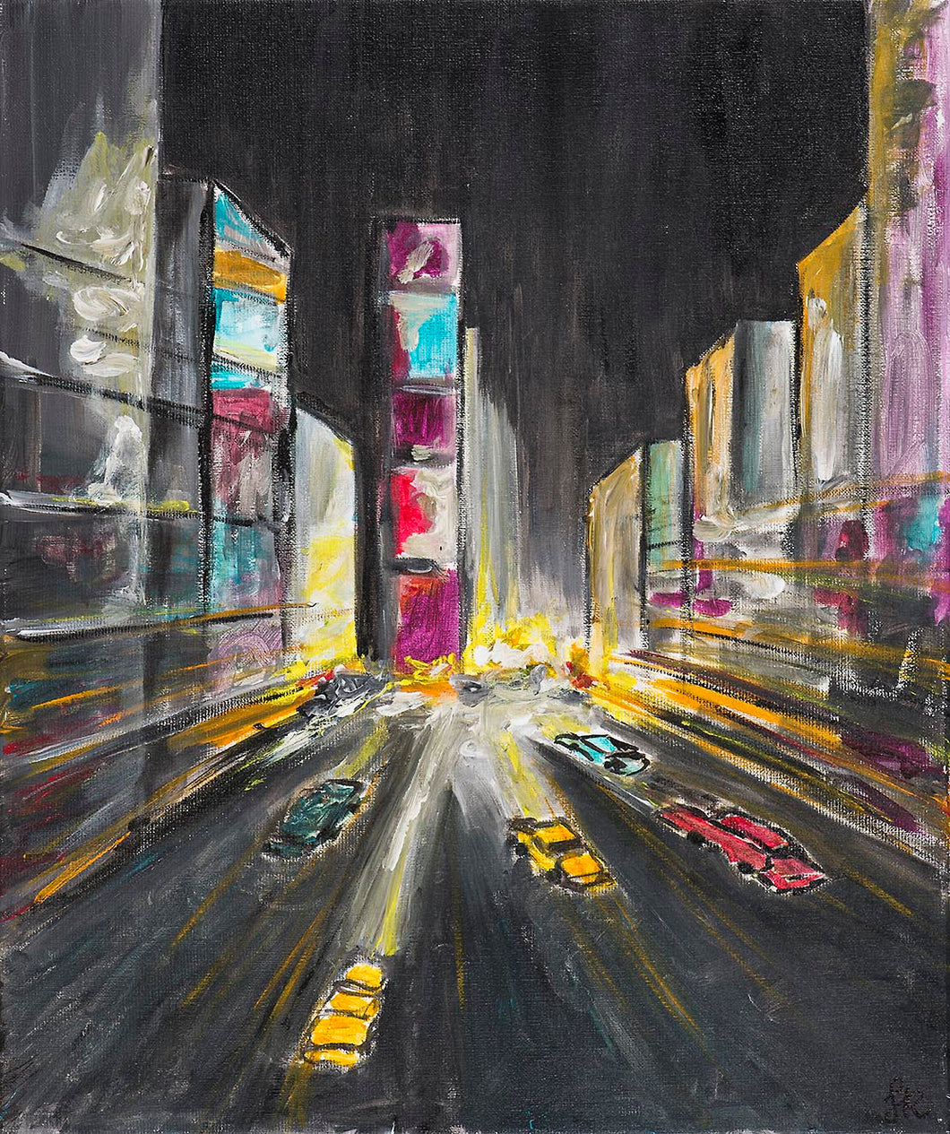 Midnight traffic (46x55)