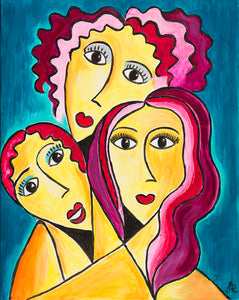 Three ladies (65x80)