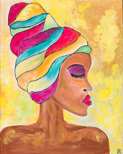 Lady of colour (65x80)