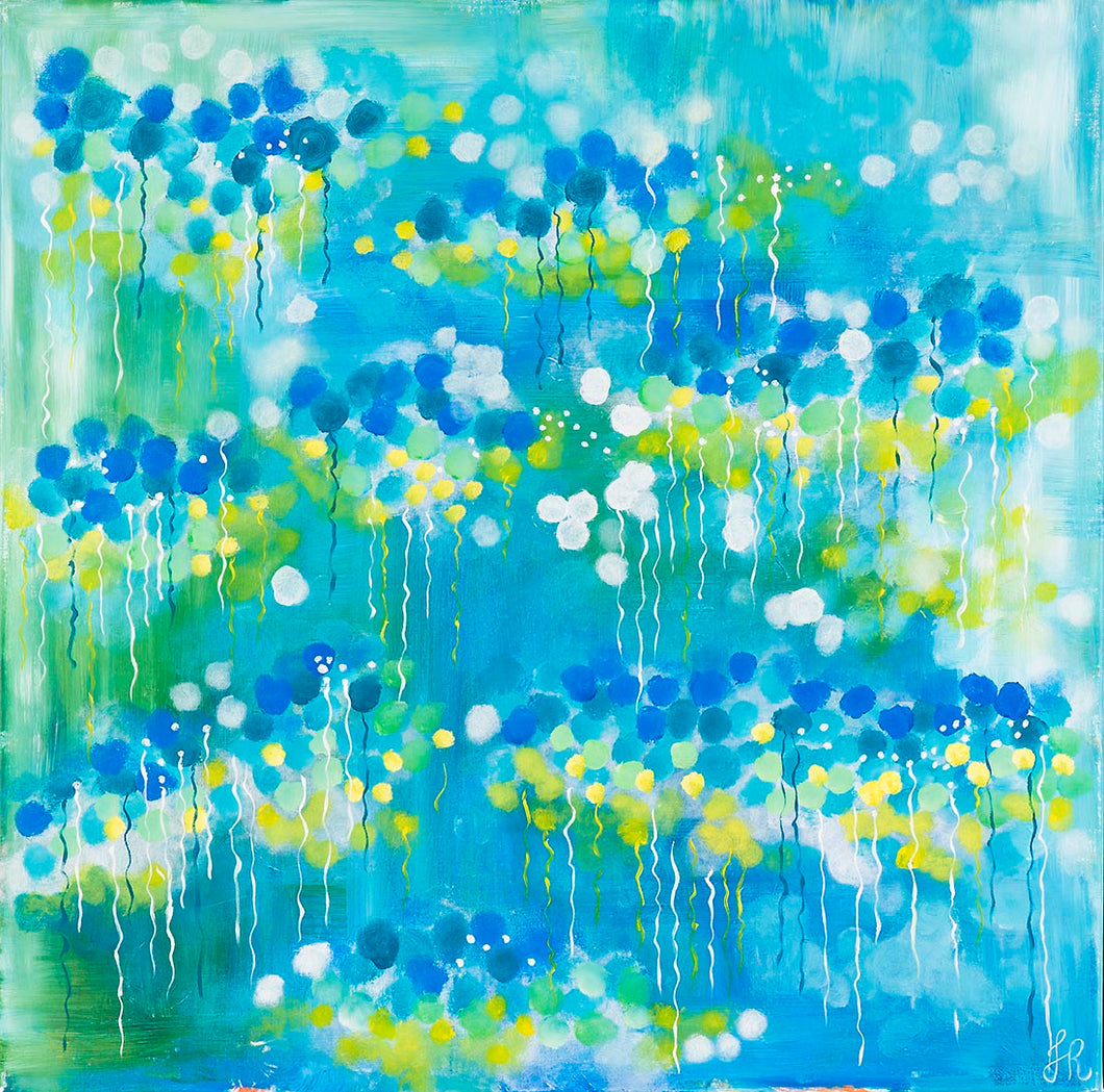 SOLD!!  Blue dream (100x100)